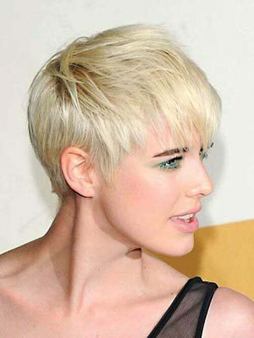 Trendy Short Blonde Hairstyles 2013