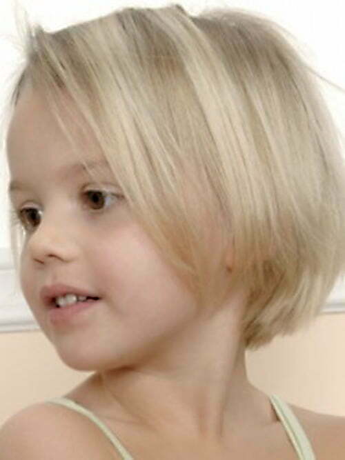 Cute short bob haircuts for little girls