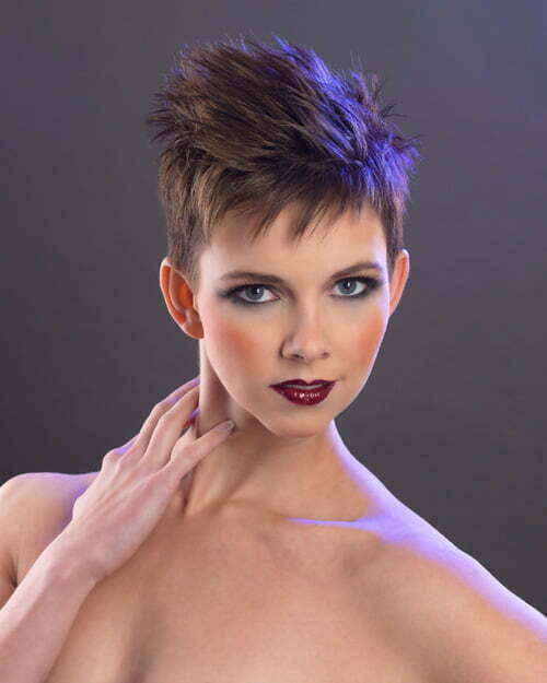 This one is a super very short haircut and definitely one to consider ...