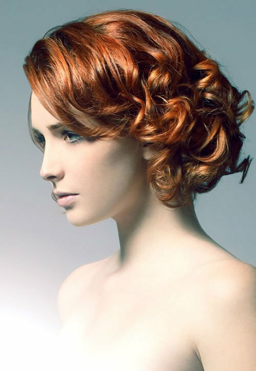 Pretty hairstyles for short curly hair