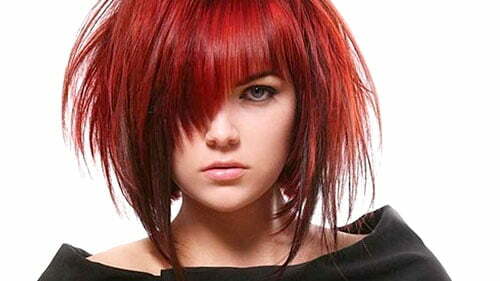 Short red hairstyles for 2013
