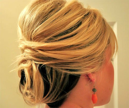Updo wedding hairstyles for short length hair
