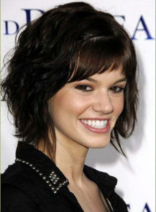 Short hairstyles for thick wavy hair 2012