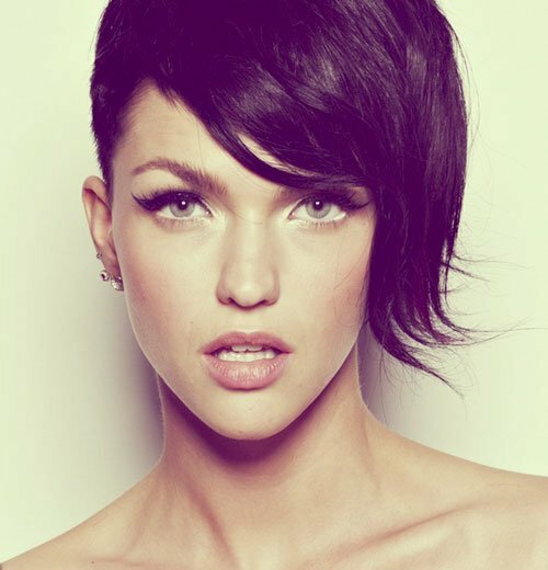 ... if you have oval face short pixie haircut. It will look great on you