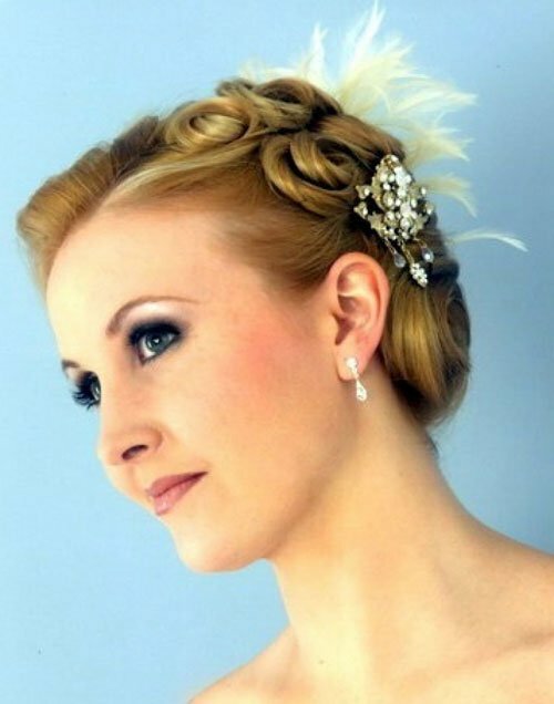 Short Hairstyles For Wedding Day
