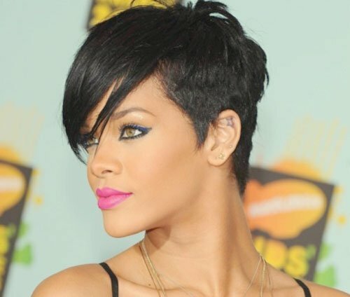 Short Black Hairstyles For A Condensed Head Of Darkness