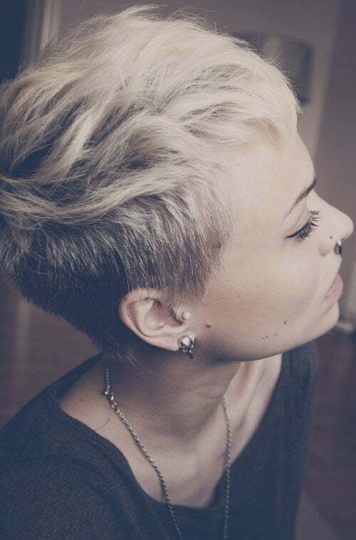 Funky short hairstyles for women 2013