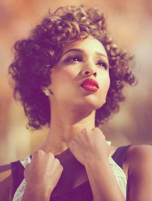 Very Short Natural Curly Hairstyles For Black Women