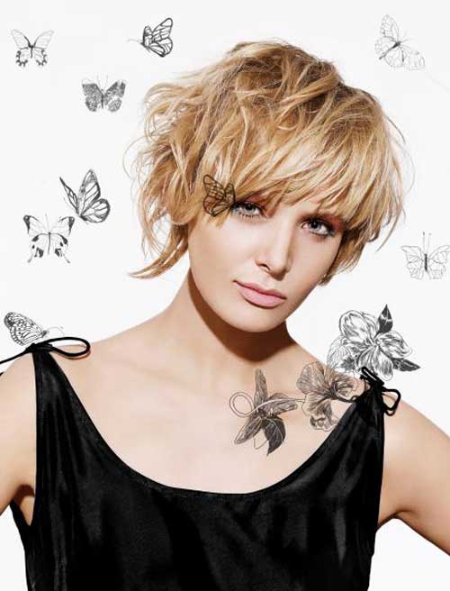25 Short Hairstyles for Round Faces