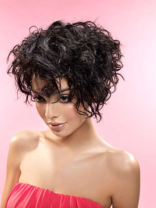 Short curly haircuts for black women 2013