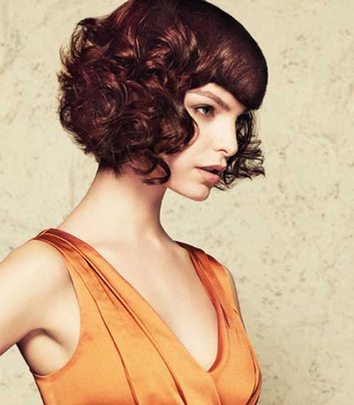 Beautiful Short Curly Hairstyles-7
