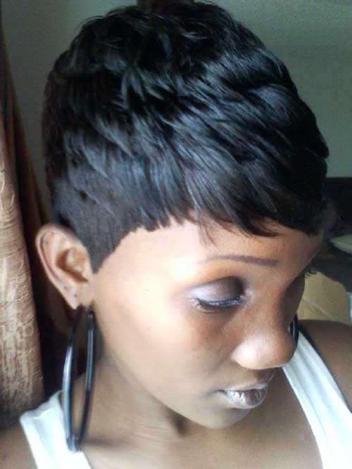 trendy and decent hairstyle, you can try the cool pixie hairstyle ...