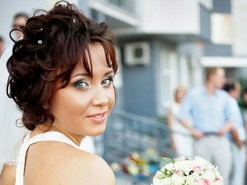 Short Bridal Hairstyles 2013-6