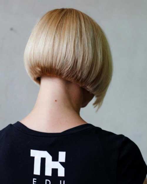 view you can see in this picture below the back view of a bob haircut ...