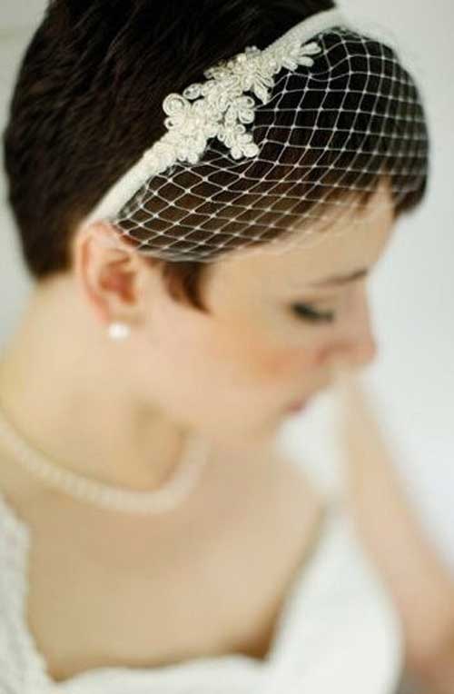 10 Super Short Bridal Hairstyles