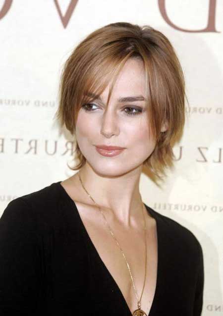 Short hairstyles for oval faces and straight hair