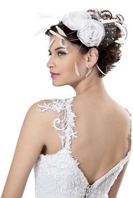 20 Short Hairstyles for Brides_6