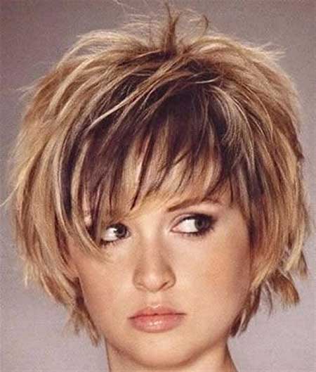 Short Hairstyles For Round Face