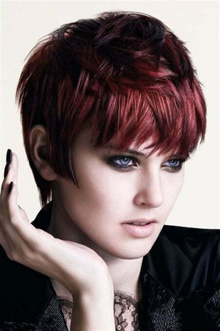 Short Dark Red Hair Color Ideas Latest Hairstyles