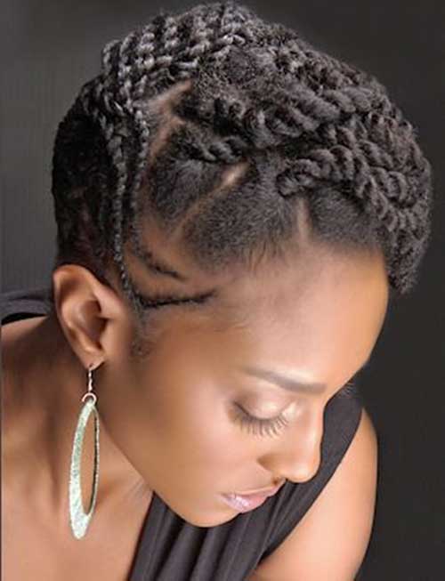 Braided Up Dos and Natural Hairstyles