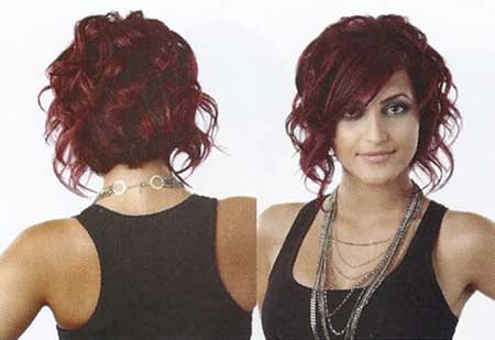 Short and Cute Haircut for Girls with Curly Hair
