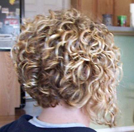 Super Short Haircut for Girls with Curly Hair