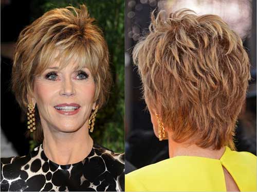 Short Layered and Bouncy Hairstyle for Women 2015