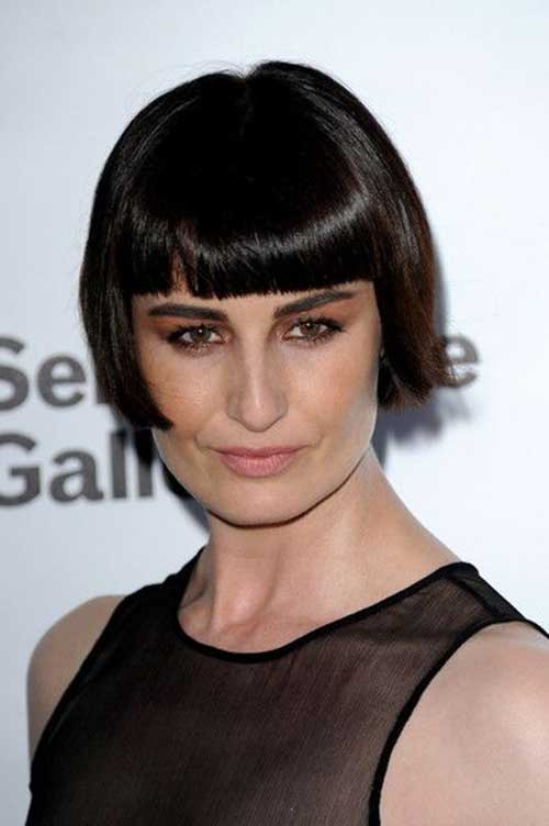 Erin O'Connor with Different Hairstyles