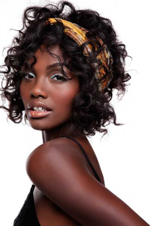 Short Curly Hair for Black Women Headband