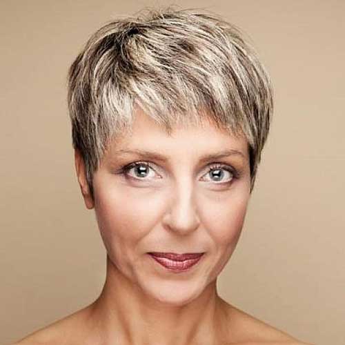 Short Fine Hairstyles for Women Over 50