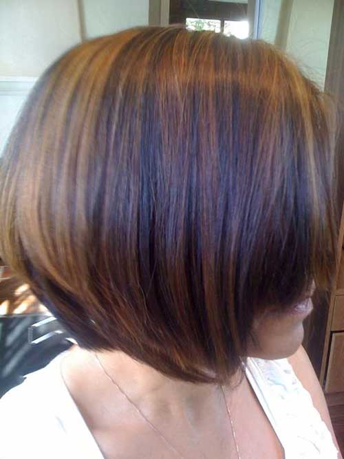 Brown with Caramel Highlighted Bob for Black Women