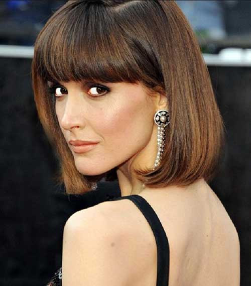 Best Celebrity Short Haircuts with Bangs