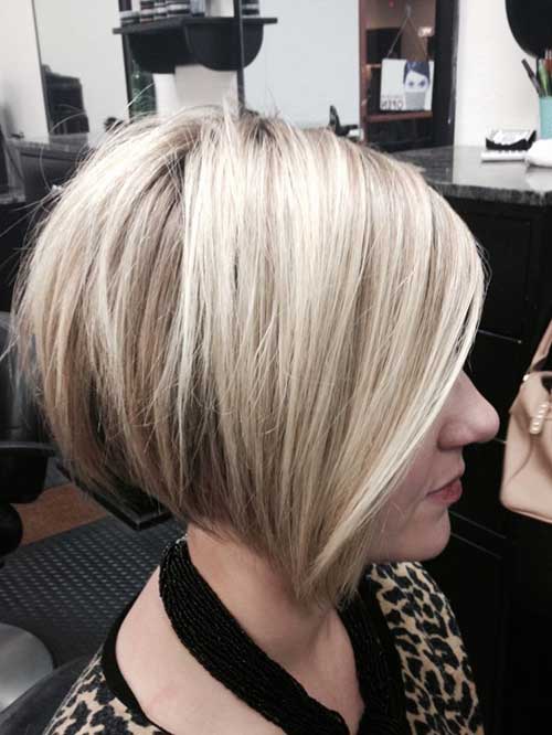 Simply Cute Stacked Bob Haircut for Girls