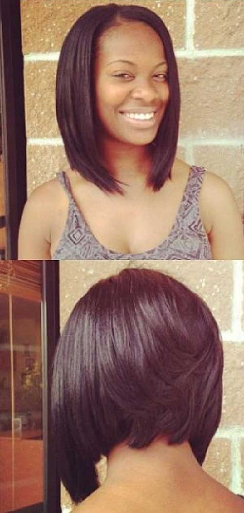 Layered Inverted Bob Haircuts For Black Women