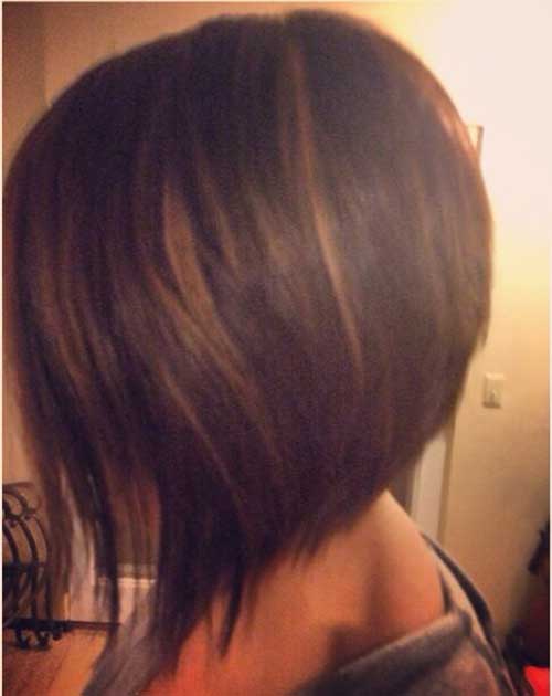 Lovely Inverted Bob with Highlights