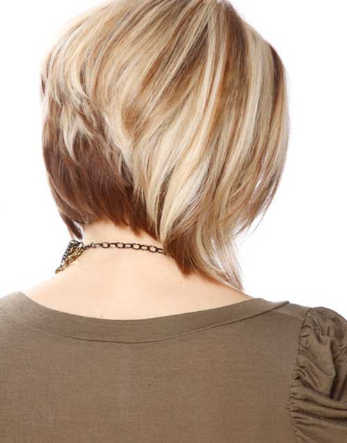 Gorgeous Trendy Two Colored Stacked Bob Haircut