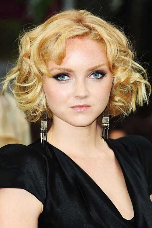 Lily Cole Bob Hair Round Faces