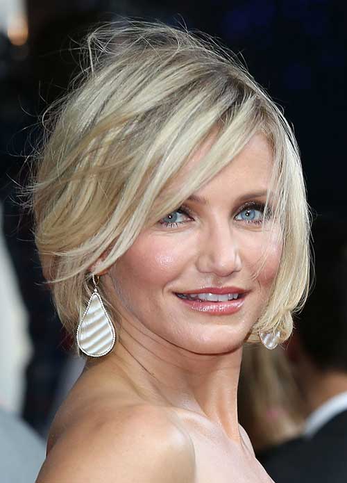 Short Hairstyles for Thin Hair with Round Face