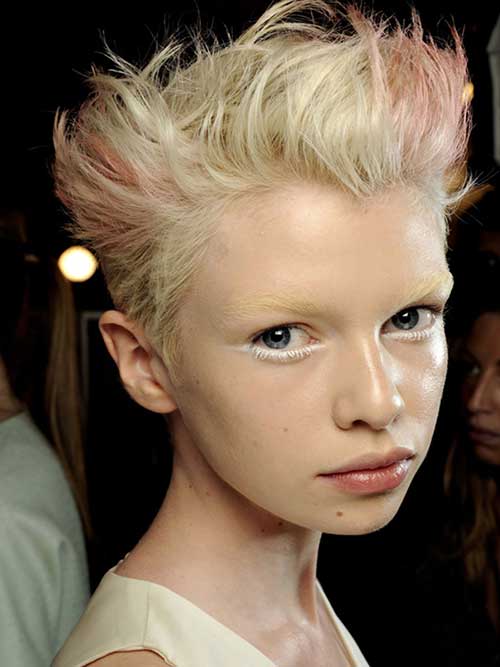 Best Cute Pixie Blonde and Pink Hairstyles