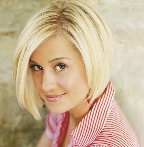 Cute Short Hairstyles for Rounded Face