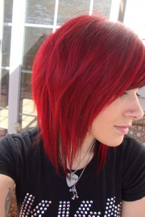 Cool Red Hair Bob
