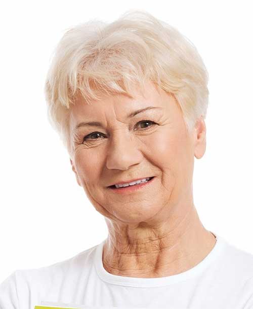 Short Blonde Pixie Hairstyles for Women Over 60