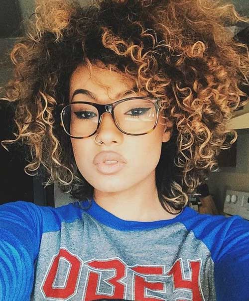 Beauty Short Curly Weave Hairstyles