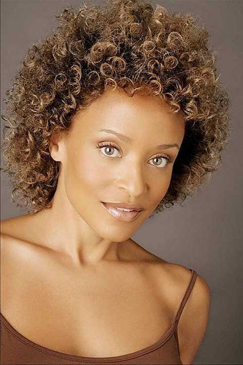 Short Easy Curly Natural Hairstyles