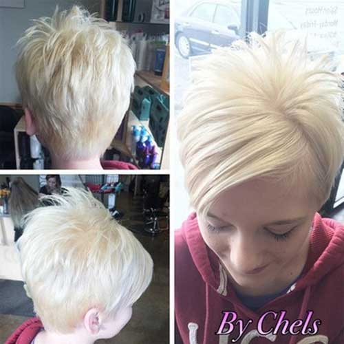 Short Blonde Hairstyles for Fine Straight Hair