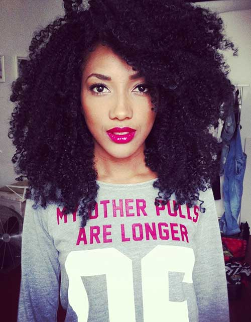 Short to Medium Hair for Curly Afro Hairstyles