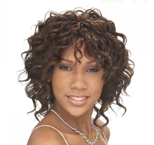 Wavy Curly Short Weave Hairstyles