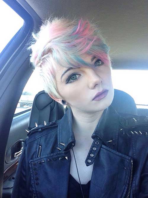Hairstyles for Girls with Short Hair-12