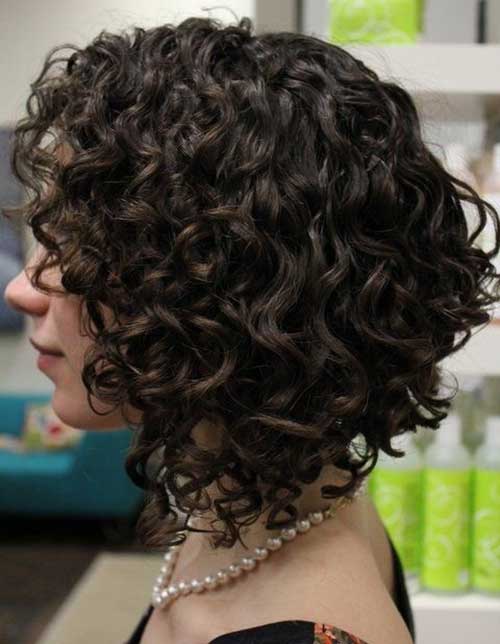 Best Short Curly Hair Cut for Brunettes