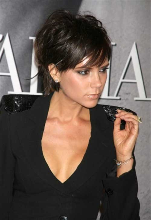 Short Pixie Haircuts for Brunettes